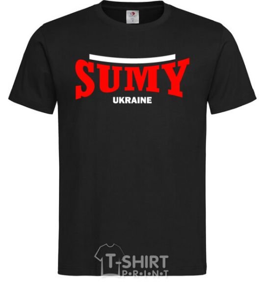 Мужская футболка Sumy Ukraine Черный фото