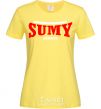 Women's T-shirt Sumy Ukraine cornsilk фото