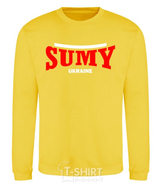 Sweatshirt Sumy Ukraine yellow фото