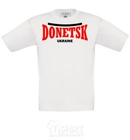 Kids T-shirt Donetsk Ukraine White фото