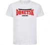 Kids T-shirt Donetsk Ukraine White фото