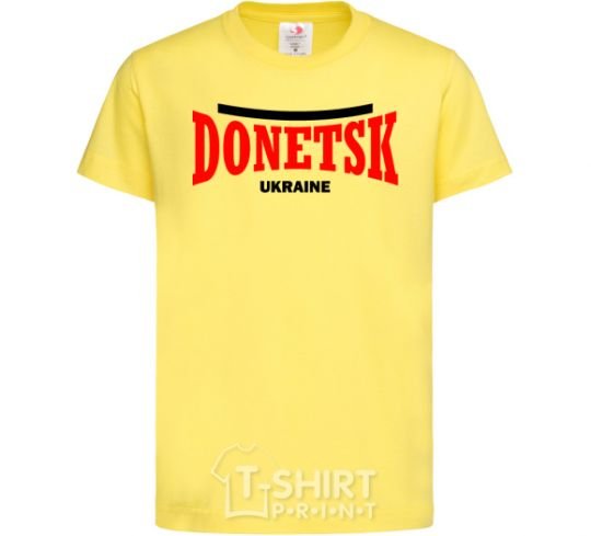 Детская футболка Donetsk Ukraine Лимонный фото