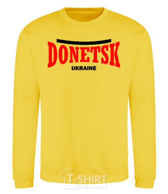 Sweatshirt Donetsk Ukraine yellow фото