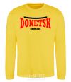 Sweatshirt Donetsk Ukraine yellow фото