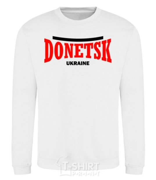 Sweatshirt Donetsk Ukraine White фото