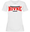 Women's T-shirt Rivne Ukraine White фото