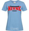 Женская футболка Rivne Ukraine Голубой фото