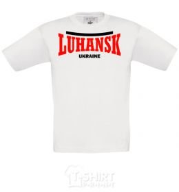 Kids T-shirt Luhansk Ukraine White фото