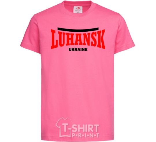 Kids T-shirt Luhansk Ukraine heliconia фото