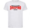 Kids T-shirt Dnipro Ukraine White фото