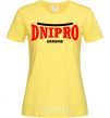 Женская футболка Dnipro Ukraine Лимонный фото