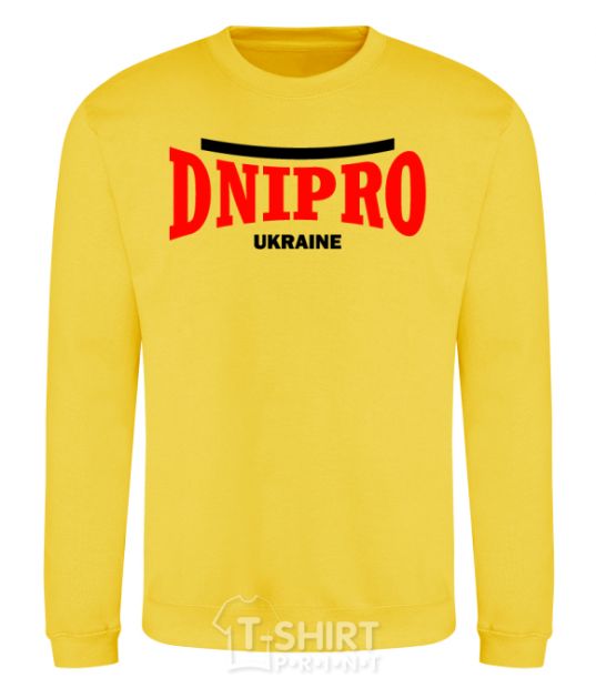 Sweatshirt Dnipro Ukraine yellow фото