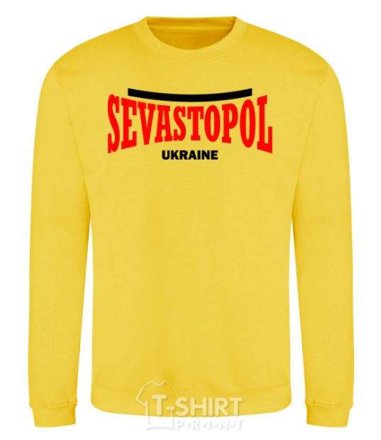Sweatshirt Sevastopol Ukraine yellow фото