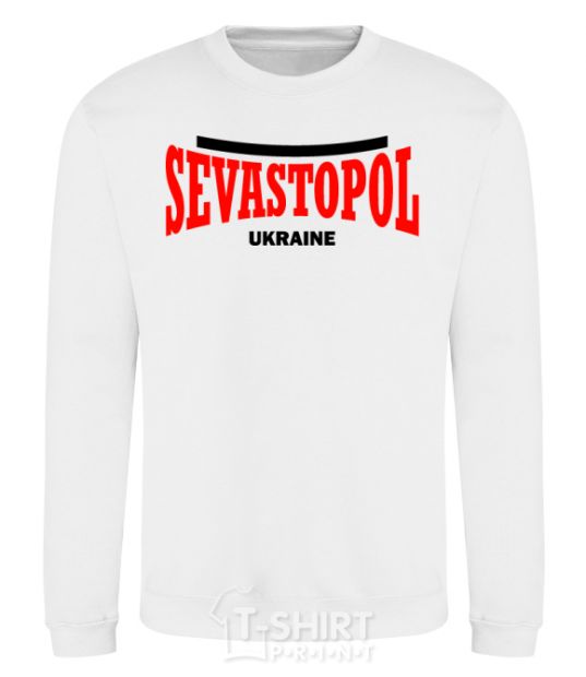 Sweatshirt Sevastopol Ukraine White фото