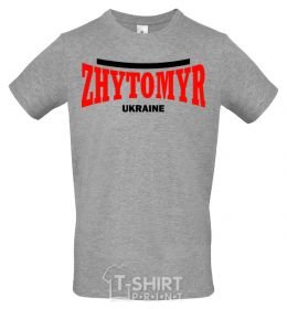 Men's T-Shirt Zhytomyr Ukraine grey фото