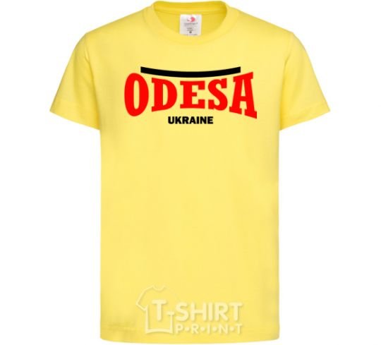 Kids T-shirt Odesa Ukraine cornsilk фото