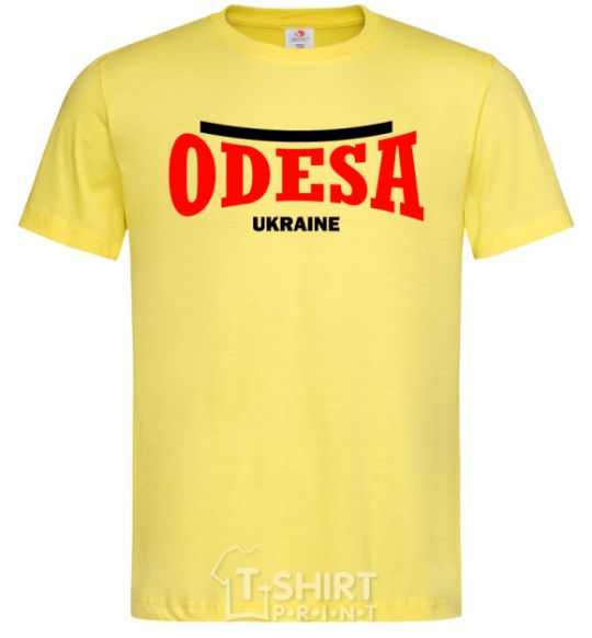 Men's T-Shirt Odesa Ukraine cornsilk фото