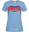 Women's T-shirt Odesa Ukraine sky-blue фото