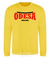 Sweatshirt Odesa Ukraine yellow фото