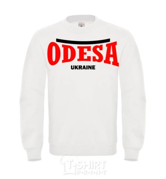 Sweatshirt Odesa Ukraine White фото