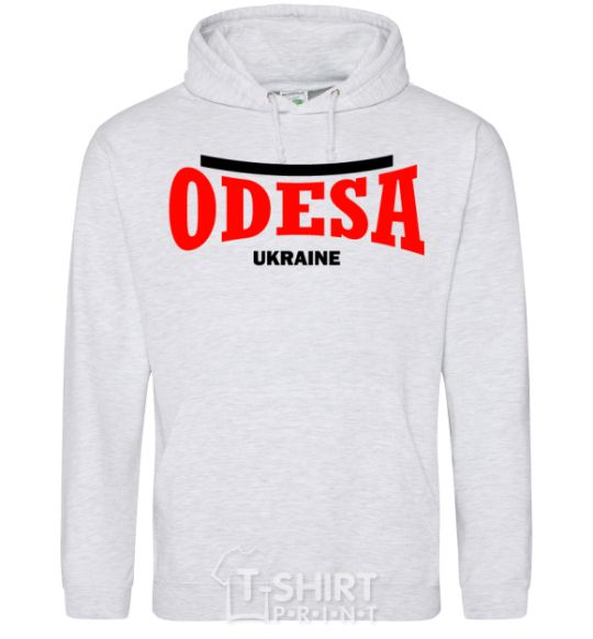 Men`s hoodie Odesa Ukraine sport-grey фото