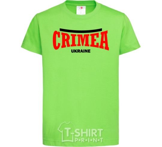 Детская футболка Crimea Ukraine Лаймовый фото