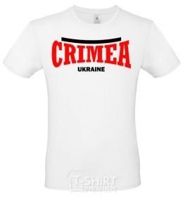 Men's T-Shirt Crimea Ukraine White фото