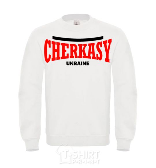 Sweatshirt Cherkasy Ukraine White фото