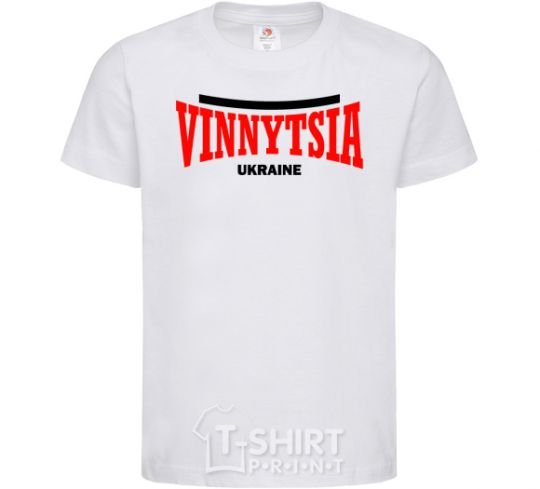 Kids T-shirt Vinnytsia Ukraine White фото