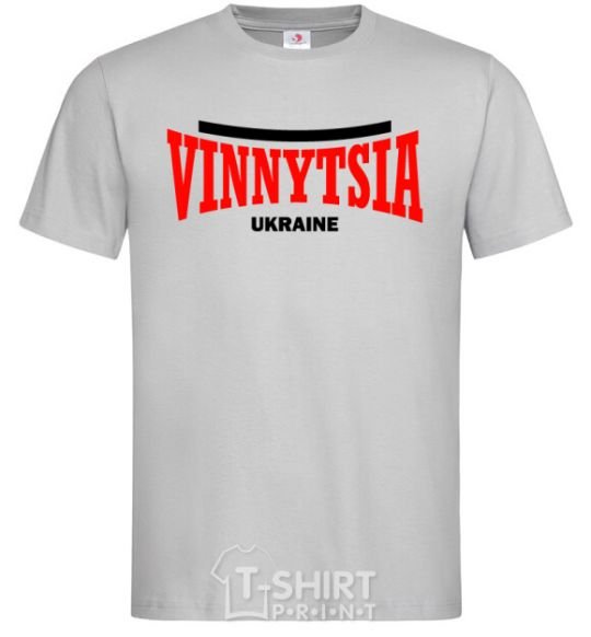 Men's T-Shirt Vinnytsia Ukraine grey фото