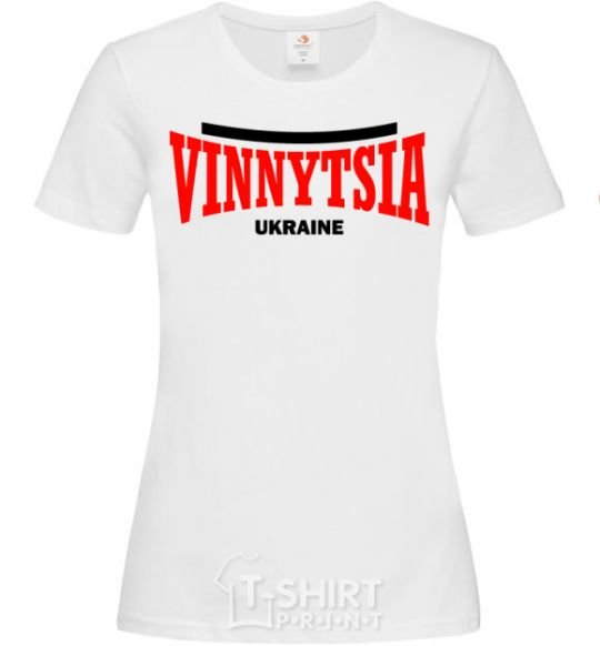 Women's T-shirt Vinnytsia Ukraine White фото