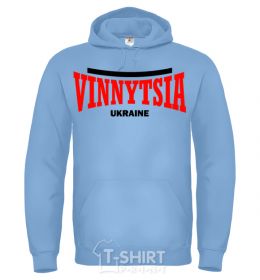 Men`s hoodie Straight outta Vinnitsa sport-grey фото