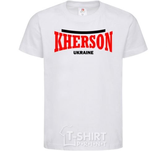 Детская футболка Kherson Ukraine Белый фото