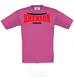 Kids T-shirt My hometown Kherson black фото