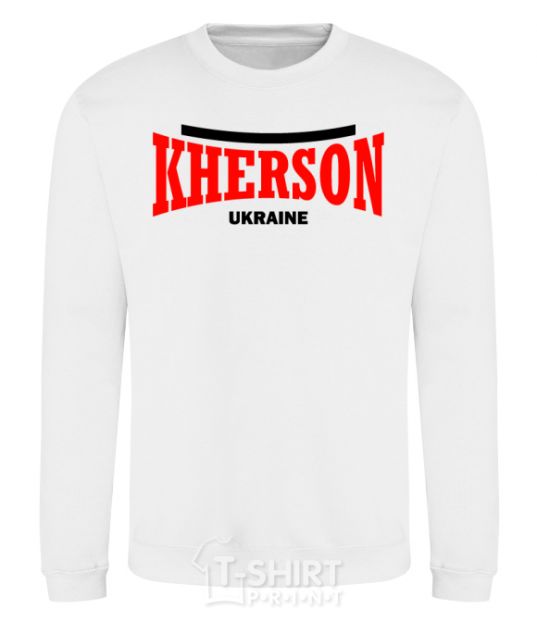 Sweatshirt Kherson Ukraine White фото