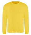 Sweatshirt Odesite yellow фото