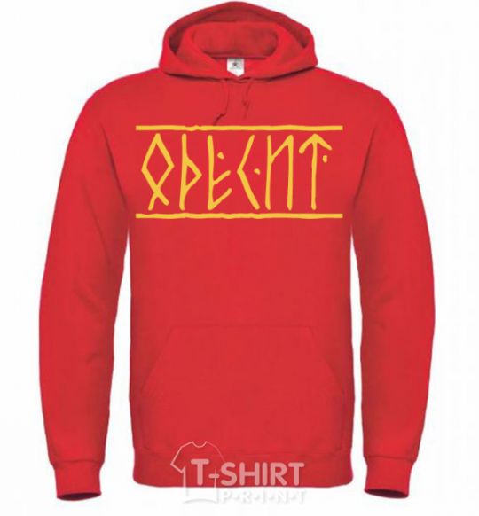 Men`s hoodie Odesite bright-red фото