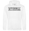 Men`s hoodie Zhytomyr resident White фото