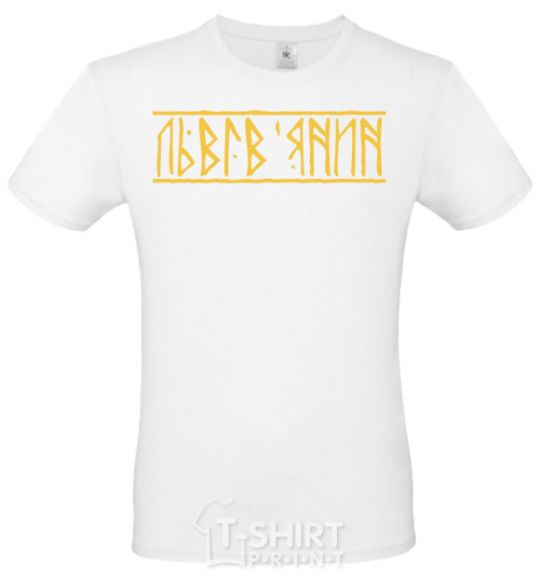 Men's T-Shirt Lviv resident White фото