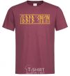 Men's T-Shirt Lviv resident burgundy фото