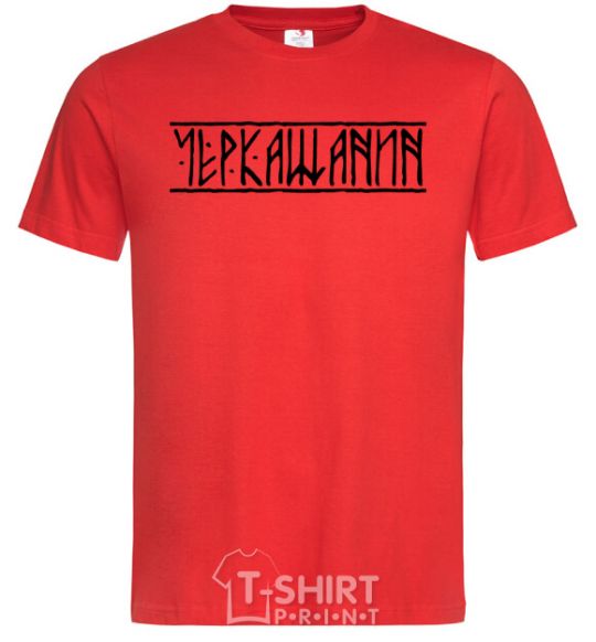 Men's T-Shirt Cherkaschanin red фото