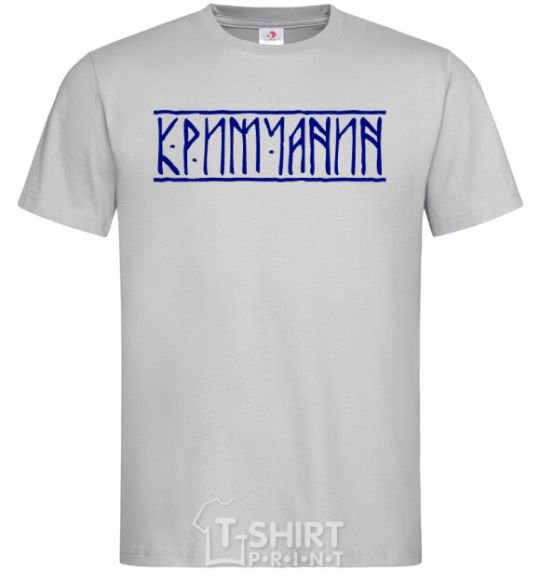 Men's T-Shirt Crimean grey фото