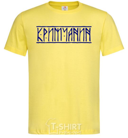Men's T-Shirt Crimean cornsilk фото