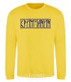 Sweatshirt Crimean yellow фото