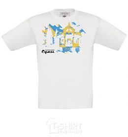 Kids T-shirt Sumy is the capital of the world White фото