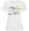 Women's T-shirt Sumy is the capital of the world White фото