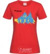 Женская футболка Житомир столица мира Красный фото