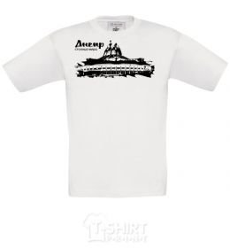 Детская футболка Днепр столица мира Белый фото