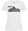 Women's T-shirt Dnipro capital of the world White фото