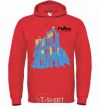 Men`s hoodie Rivne Capital of the World bright-red фото
